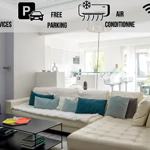 La Maison Jasmin - 8 Personnes - Parking Prive - Climatisation - Jardin , Toulouse France